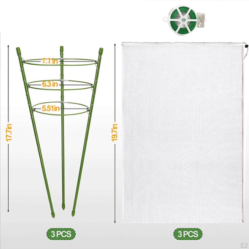 Klatki pomidorowe do palików do roślin ogrodowych Podpora Solidna Praktyczna Podparta Paleta Arbuz