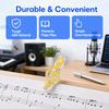5PCS Mixed Color Piano Book Clips ABS Treble Clef Clips Music Page Clips  For Sheet Music Reading