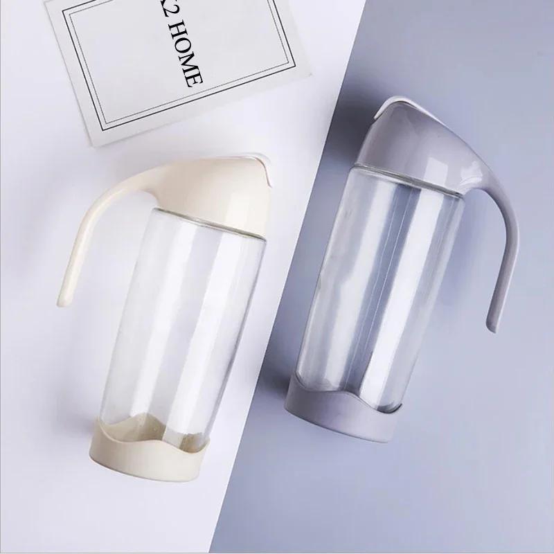 600ml Glass Olive Oil Dispenser Bottle, Leakproof Glass Oil Pot, Quality Vinegar Can, Soy Sauce Bottle, Kitchen Oil Cruet