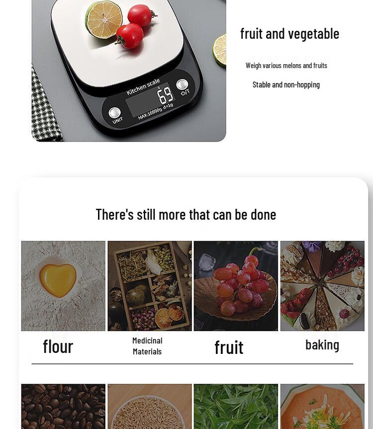 High-Precision 0.1g Electronic Kitchen Scale for Baking and Tea