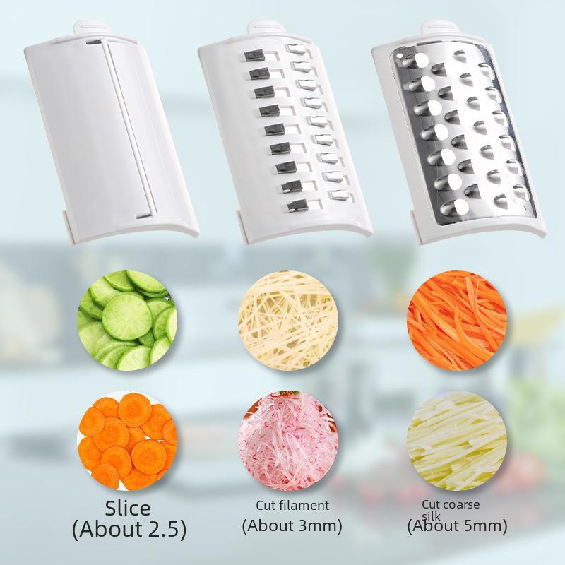 Elektrischer Multifunktions-Gemüseschneider und -reibe