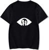 Cotton Men T Shirts Horror Game Print Streetwear Men Fashion T Shirt Haraju Tees Tops Clothes