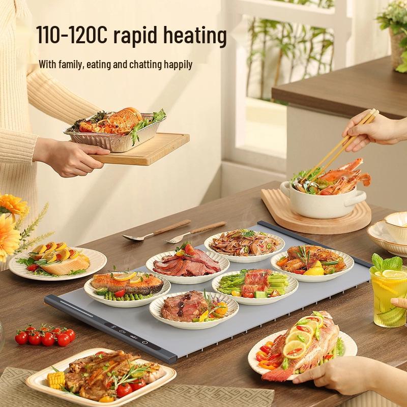 Folding Silicone Food Warmer Pad with Intelligent Temperature Control