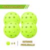 Franklin Sports Vonkajšie Picklebally - X-40 Pickleballové loptičky - USA Pickleball (USAPA) Schválená - Oficiálna loptička US Open