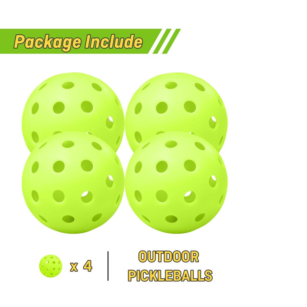 Franklin Sports Vonkajšie Picklebally - X-40 Pickleballové loptičky - USA Pickleball (USAPA) Schválená - Oficiálna loptička US Open