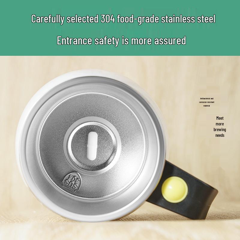 Electric Auto-Stir Coffee Mug with Magnetic Rotation - Portable Big Belly Design