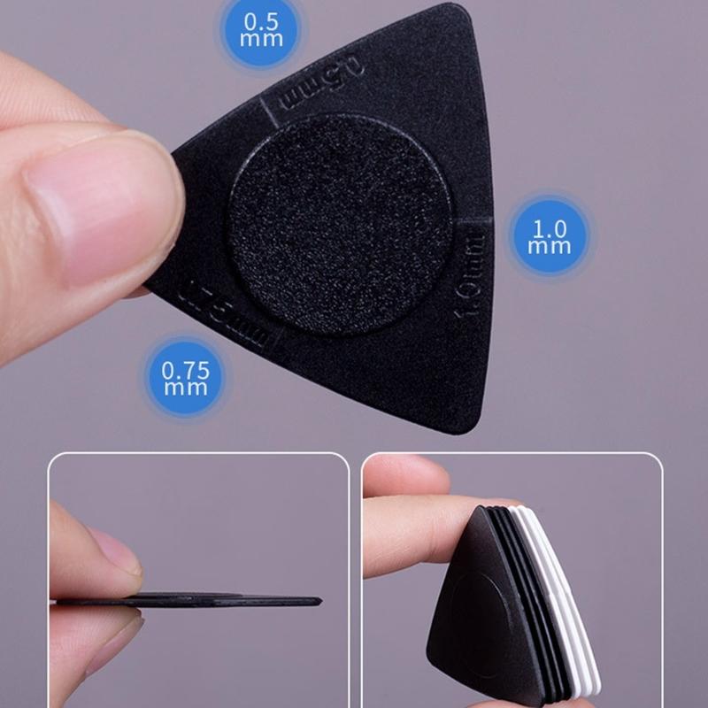 Púa de Guitarra Triangular Antideslizante Púa de Guitarra para Actuaciones en Escenario para Mejorar la Experiencia de Tocando