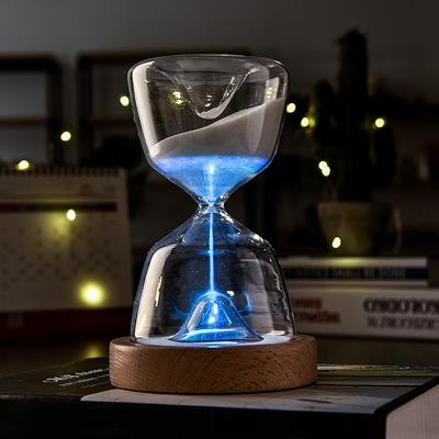 Clessidra in Vetro Borosilicato Stile Nordico 15 Minuti Creativa Mercato Notturno Casa Soggiorno Camera da Letto Accessorio da Scrivania Ufficio Regali