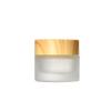 Set of 3 Glass Cream Jar Portable Refillable Empty Cream Small Bottles Containers, Containers, Cases, Travel-Size (50g)