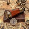 Hexagonal Taper Brass Telescope - 48.26 cm Ship Nautical Collectible