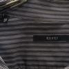 Gucci Made In Italy Striped Pattern Long Sleeve Cotton Shirt 43 Men's Used