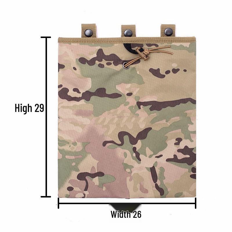 Camouflage Drawstring Waist Pack for Outdoor Tactical Use