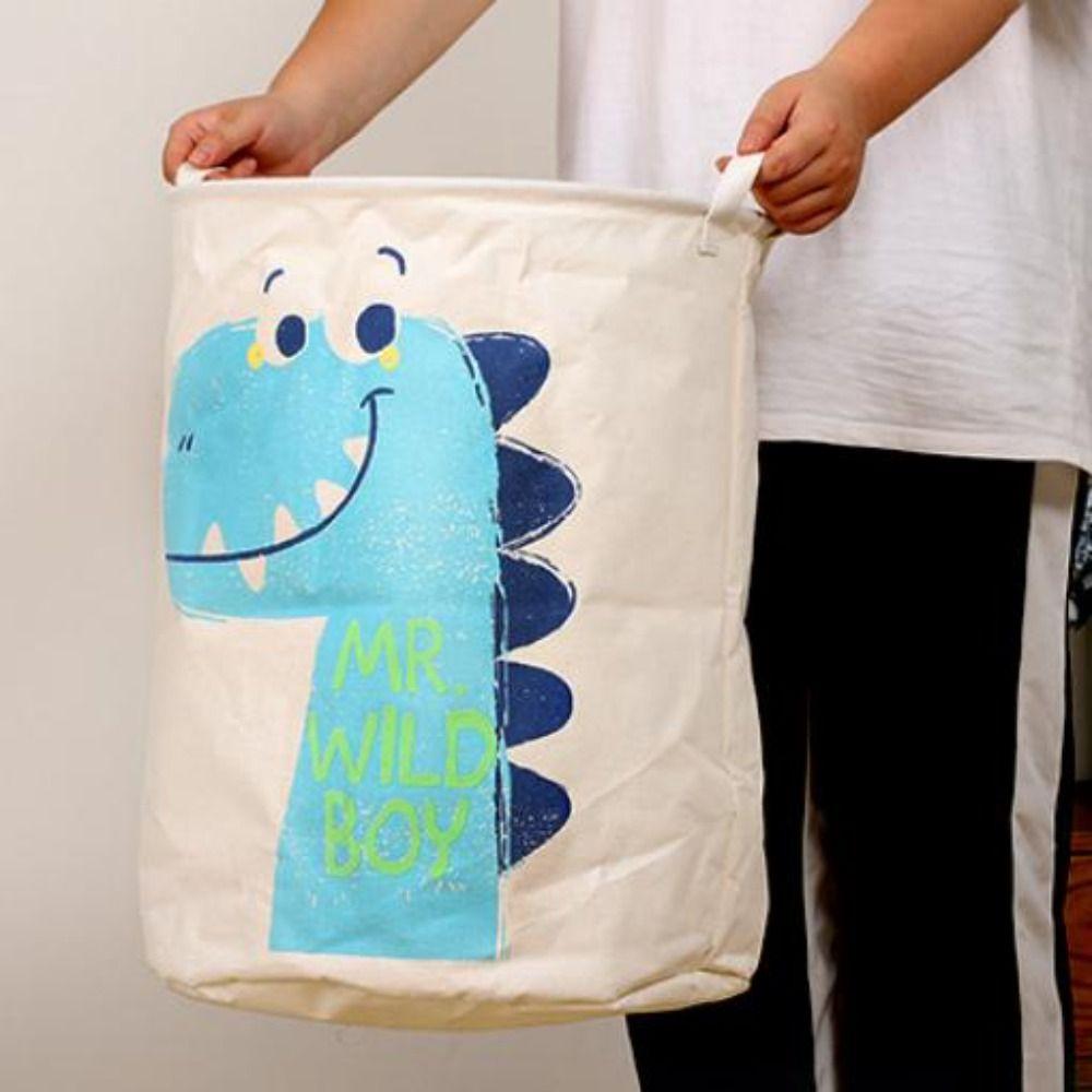 Large Organizer Basket With Handle Toys Basket New Canvas Barrel Basket Laundry