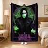Marilyn Manson Singer Throw 240G Flannel Blanket, Suitable For Sofas, Beds, Offices,  Exquisite Gift Blankets