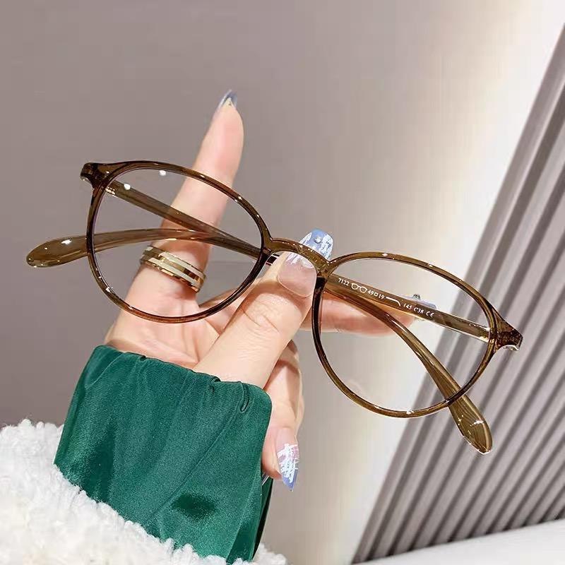 Anti-blue Light Glasses Fashion Round Eyewear Women Men Luxuey Trend Eyeglasses Blue Light Blocking Man Lady Computer Eyeglas