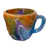 Imitation Mineral Kristall Kaffeetassen Imitation Mineral Kristall Tasse Exquisite Wassertasse Mehrfachverwendung mit Henkel für Zuhause Büro
