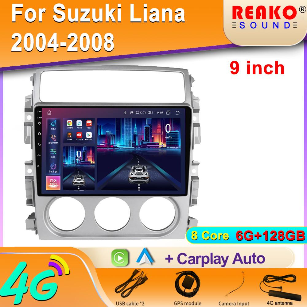 Navigație mașină Android Auto Radio pentru Suzuki Liana 2004-2008 Carplay Unitate principală Player Multimedia GPS DVD 2 din BT