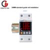 63A 230V 3 in 1 Display Din Rail Adjustable Over Under Voltage Surge Protector Relay Over Current Protect  Kwh Power Watt Meter