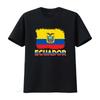 Kids Ecuador Flag Ecuadorian Hispanic Heritage Unisex Boy Unisex T Shirt Vintage Washed Soft Comfortable Stylish Homme Vintage