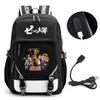 Animation Seven Deadly Sins Backpack Casual Backpack Student School Bag Men'S And Women'S Printed Computer Bag Travel Bag