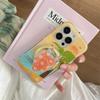 Summer Beach Coconut Tree Magnetic Phone Case For iPhone 16 Pro 15 13 14 Pro Max Cover with Stand Holder Cute Cases for Magsafe