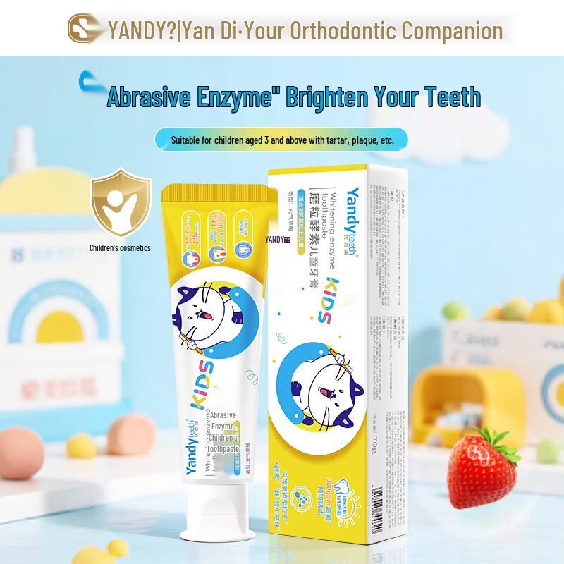 Yandy Enzyme Kids Toothpaste Strawberry 70g