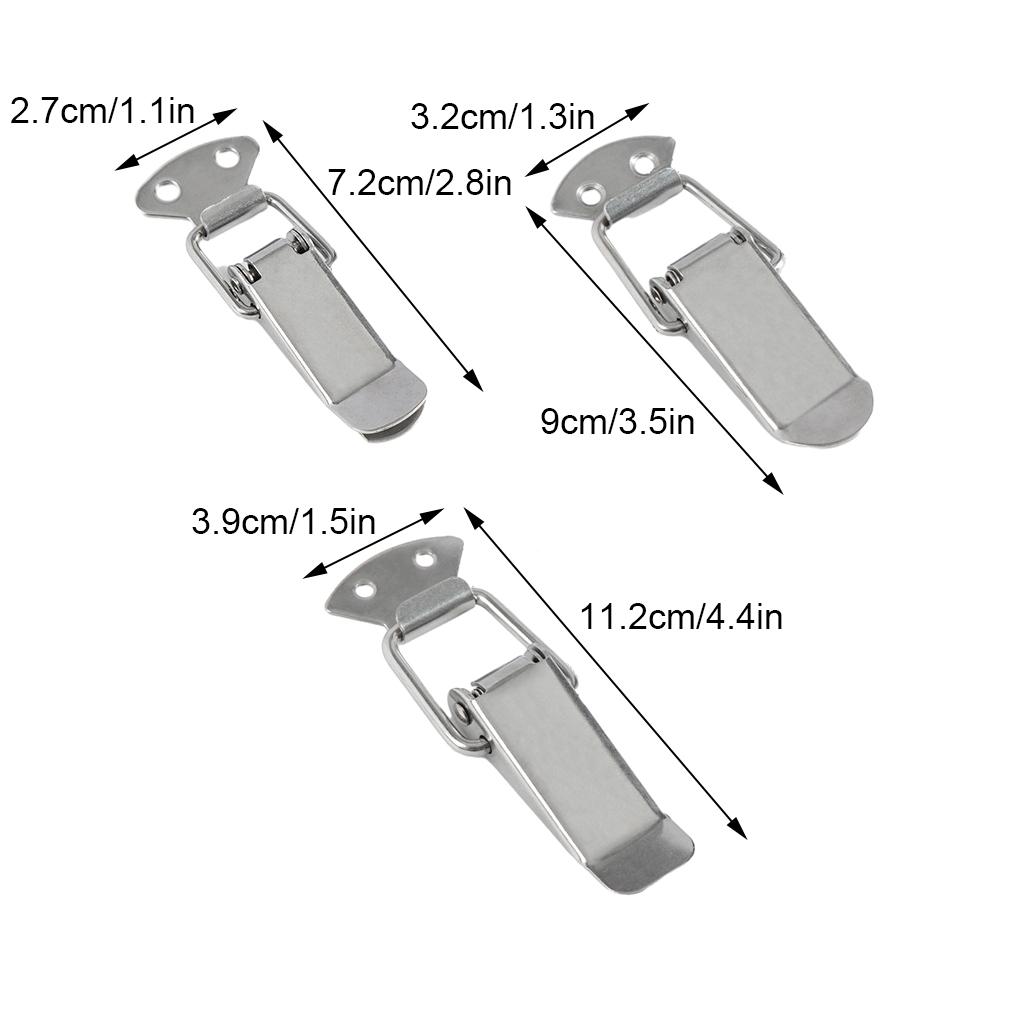Spring Loaded Toggle Latch Made With Stainless Steel Easy-to-install Corrosion-resistant Unique