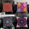 Mandala Stil Dekorative Kissenhülle Leinen Kissenbezüge Hülle Für Sofa Wohnzimmer Bank Terrasse Boden Leinen Heimdekoration