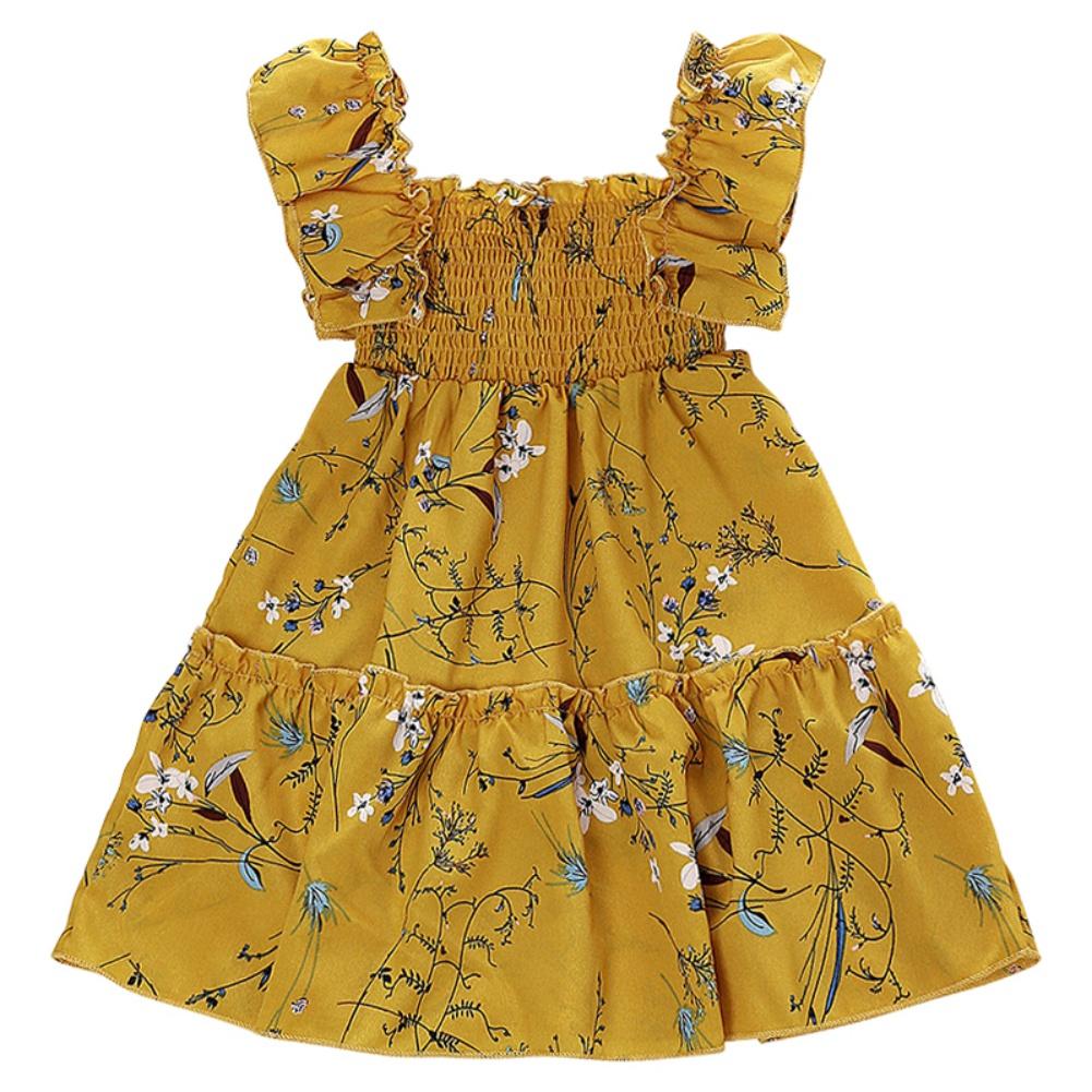 Summer Girls Dresses Sleeveless Casual Dress Baby Girl Printed Dress Toddler  Kids Princess Dress  buy the best products in the Ayzeze online store