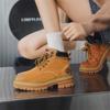 Martin Boots Herren Sommer neue High-Top Wüstenstiefel Britischer Stil kurze Stiefel Retro Mid-Cut Workboots 2118-H