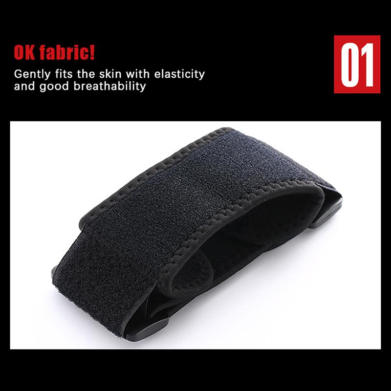 1 Piece Knee Patellar Tendon Knee Support Strape Brace Adjustable Shock Absorption Compression Knee Pad Sleeve For Basketball