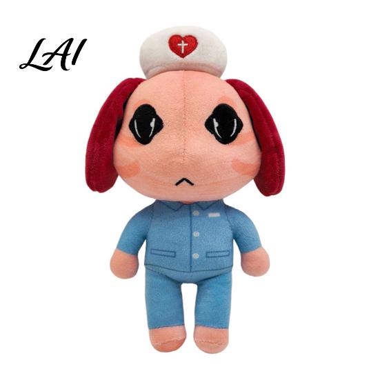 Plushie for Naptime Creepy Cute Hospital Plush Toy Soft Stuffed Animal Doll Adorable Character Collection Kids Adults Collectible Game Fans,