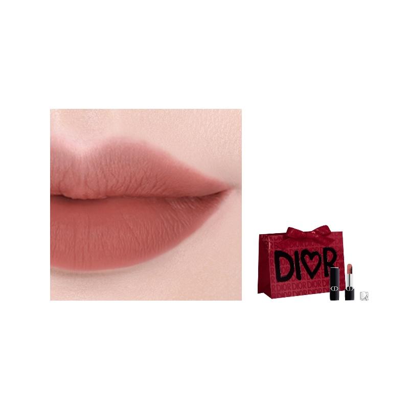 DIOR Lipstick #221 skirt cinnamon nude vermicelli 3.5g чёрный