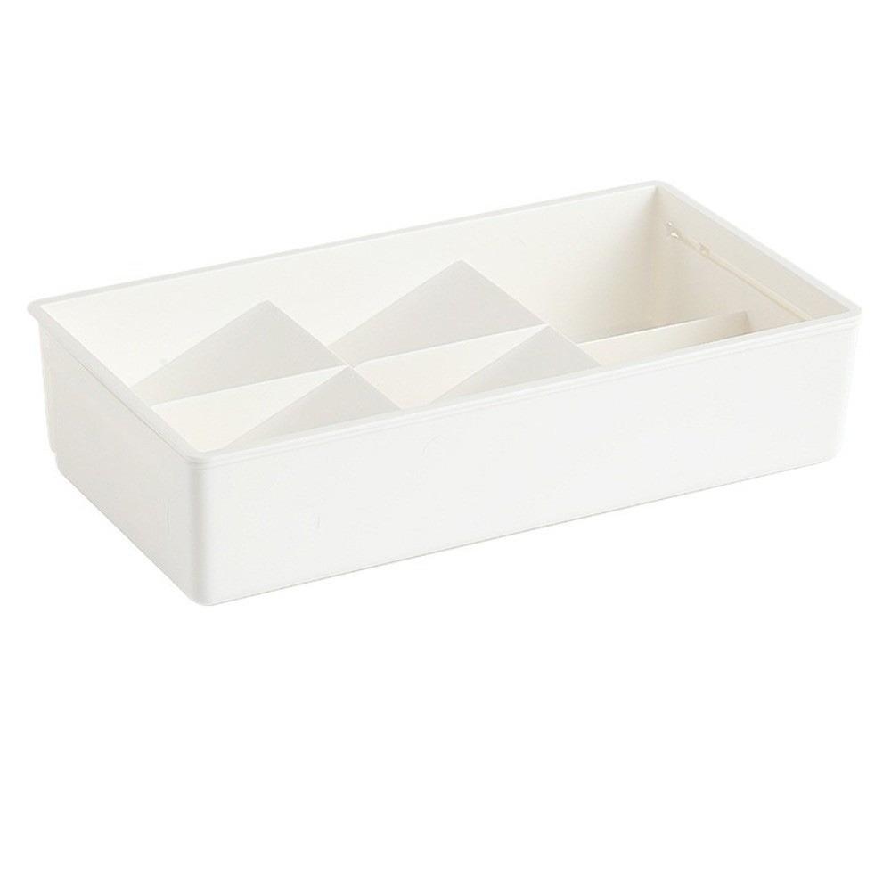 

with Partition Board Drawer Storage Box Plastic Tableware Container Tableware Storage 1pc