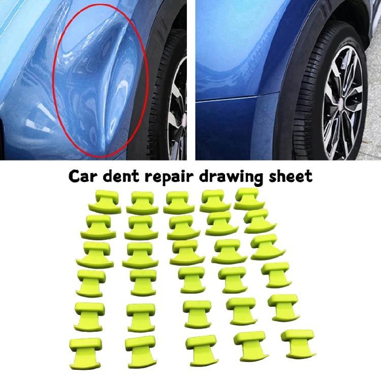 30Pcs Pullers Tabs Paint Dent Repair Tabs Glues Pulling Tabs Kit for Small Dent Car Dent Removal Kit