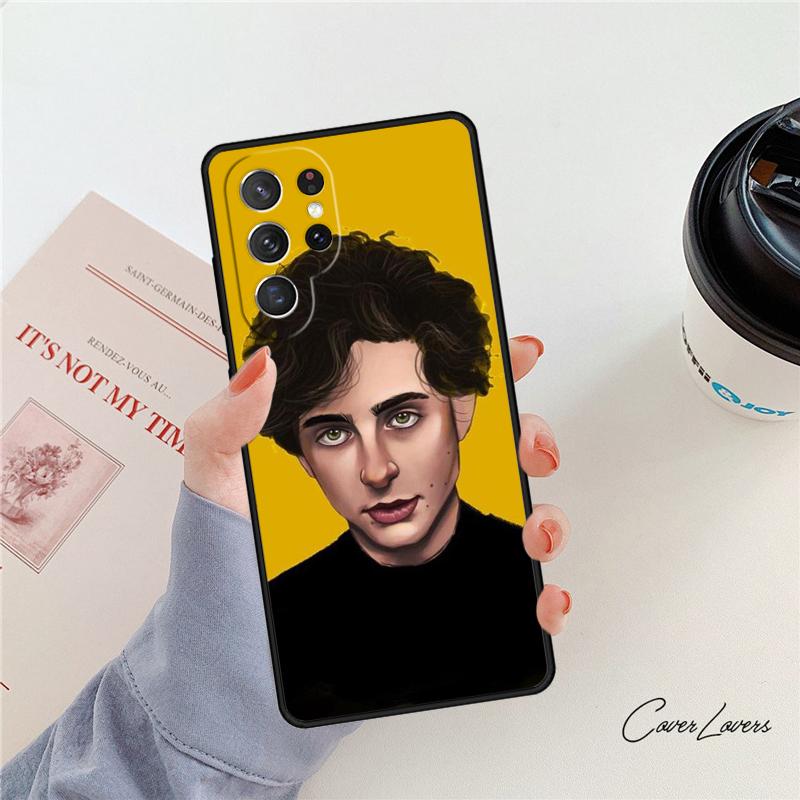 Timothee Chalamet phone case For Samsung Galaxy S24 S25 S23 S22 Ultra Note 10 20 Plus S20 S21 FE Cover