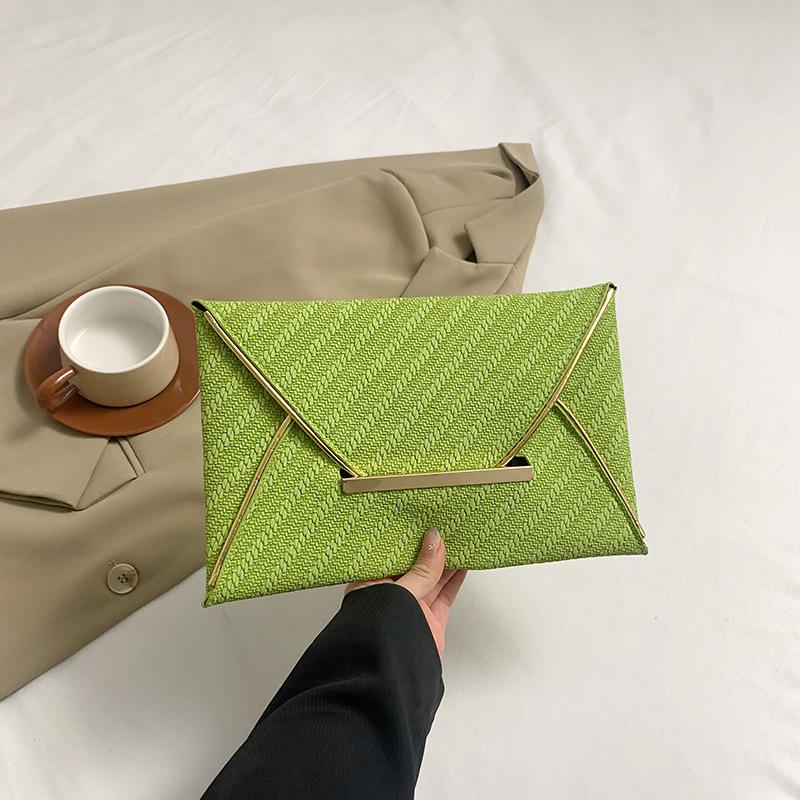 Spring New Simple Hand-held Small Square Bag Envelope New Handbag High-value Niche Design Light Luxury Bag