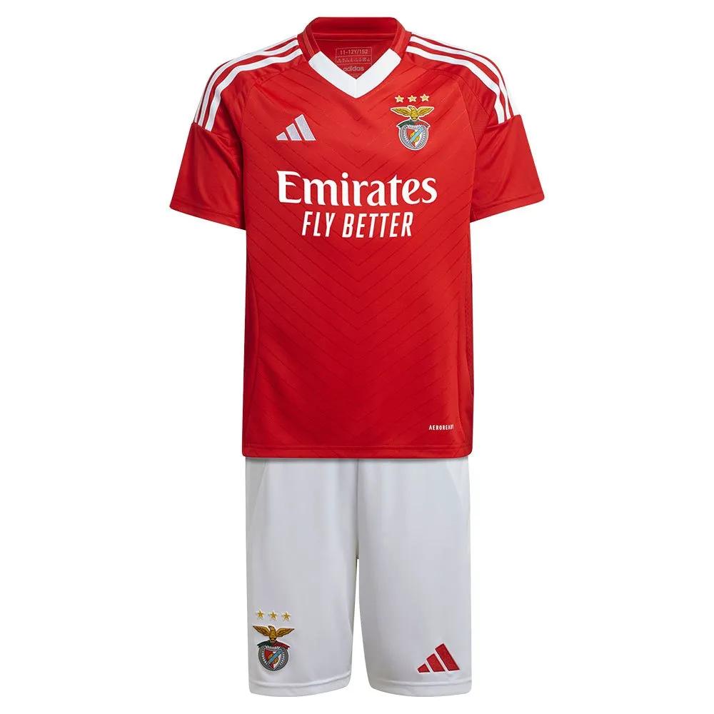 Adidas Benfica Soccer Training Jersey 100% Recycled Polyester red