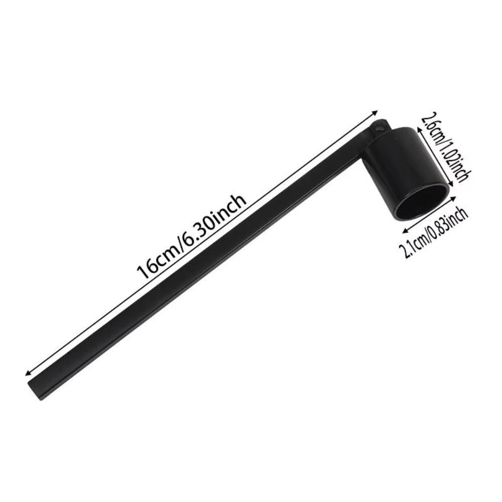 Long Handle Metal Candle Snuffer Multi Color Candle Extinguisher Bell-Shape Wick Cover  Home Decor