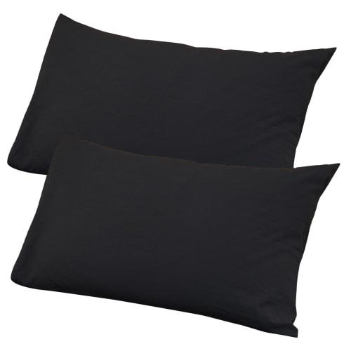 Super Soft and Washable Pillowcases, 43 x 63 x 2-Piece Set, Envelope Style, Available in 9 Colors, High-Density Fabric, Super Absorbent, Quick-Drying,
