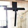 Shower Squeegee Window Glass Wiper Silicone Scraper Cleaner Brush Long Handle Bathroom Mirror Wiper Scraper Cleaning Accessories