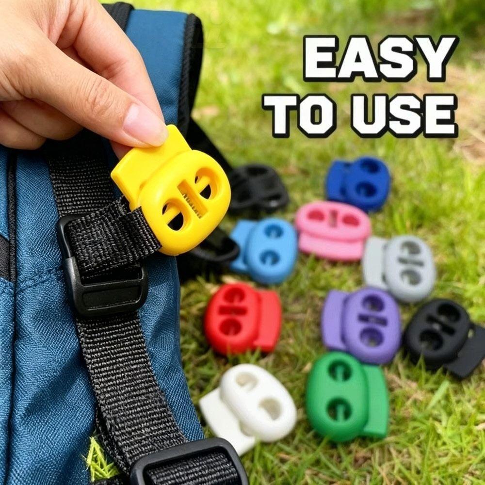 10Pcs Adjustable Cord Lock Spring Mechanism Shoelace Accessorie  For Sportswear/Shoes/Elastic Band