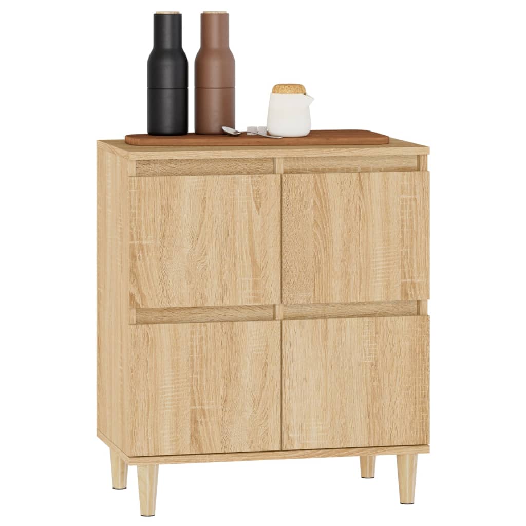 Vidaxl Chest of Drawers, Sonoma Oak, 60X35X70 Cm, Wood-Based Material
