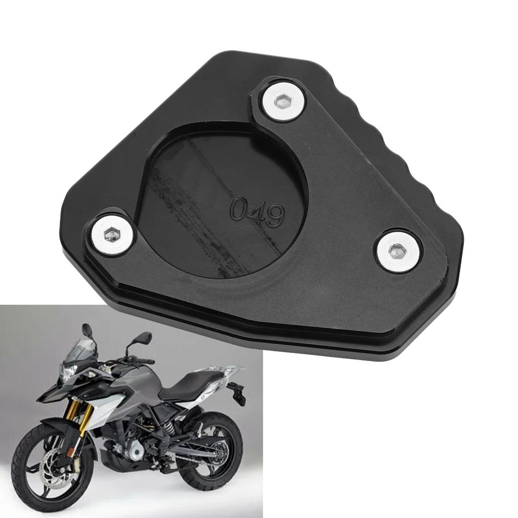 Motorcycle Kickstand Extender Pad Support Plate Aluminium Alloy Replacement for G310GS 2017‑2018