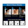 96PCS Mach 3 Razor Blades Refills, Compatible with Gillette Mach 3 Men's Razor Blades Replacement Cartridges