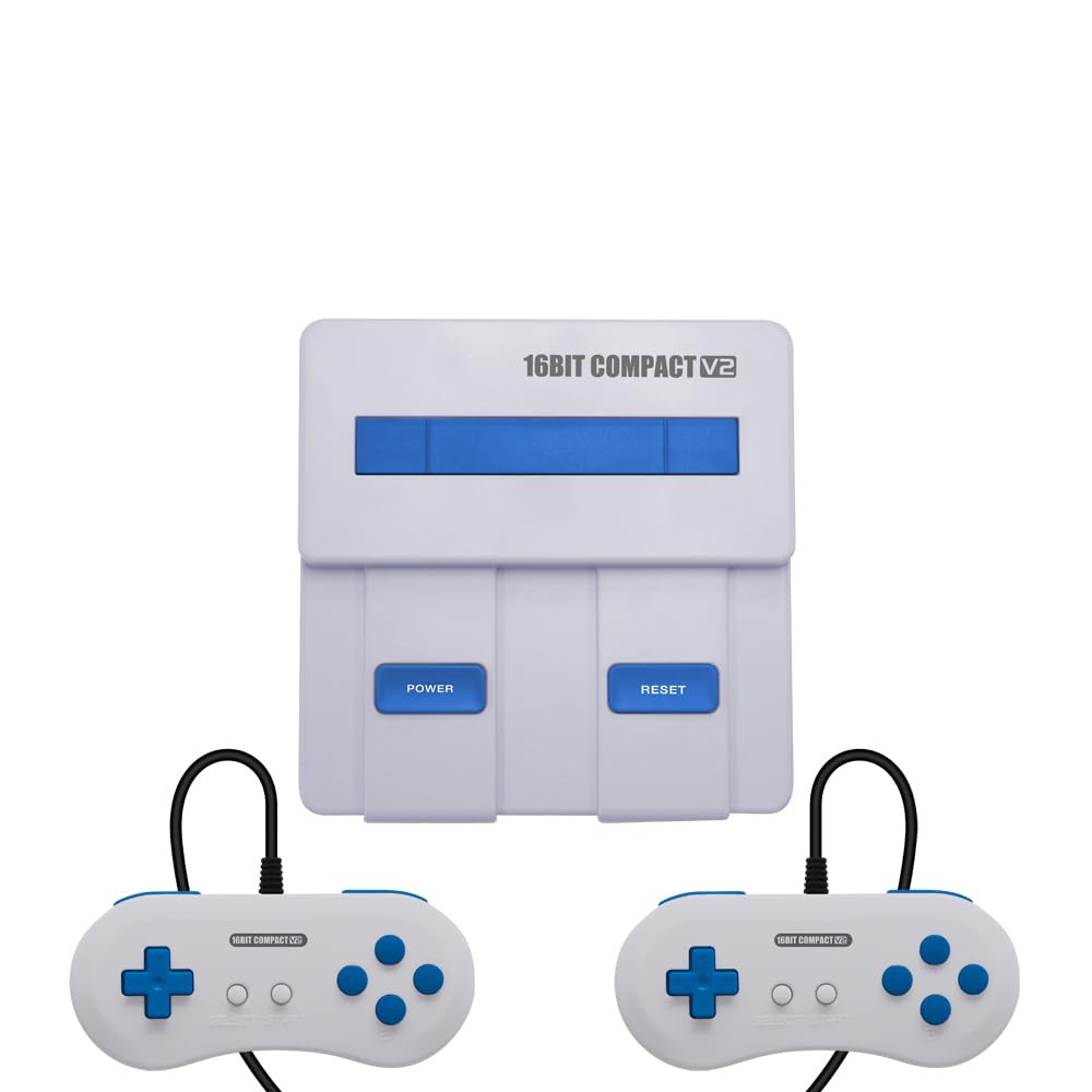 Columbus Circle Compact V2 Kompatibel med Super Nintendo (SFC-kompatibel) 16-bit -