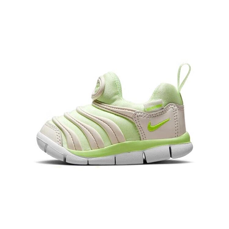 (TD) Nike Dynamo Free White Green Baby 343938-704 EU 21