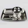 Stainless Steel Divided Dinner Plate Set