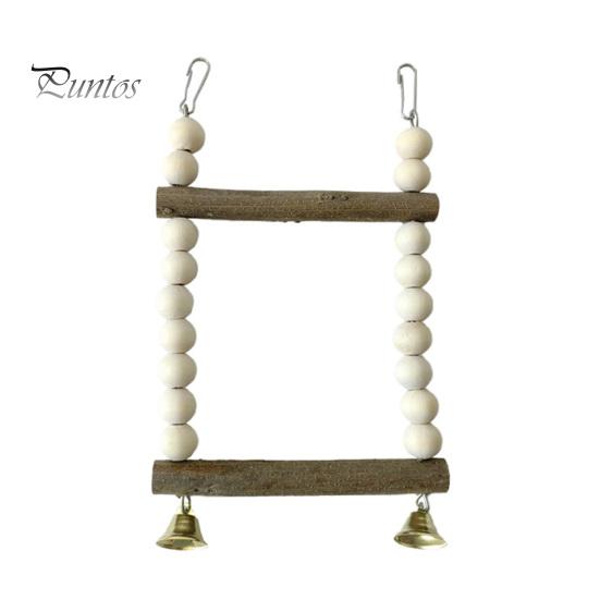 

Прочный дизайн крючка легкая игрушка для птиц качели для домашних птиц на двух шестах попугай жевательная игрушка для моляров товары для животных S