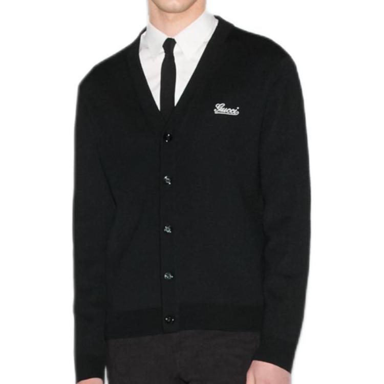 Gucci Logo Embroidered Button-Up Cardigan 795300-XKD7F-1078